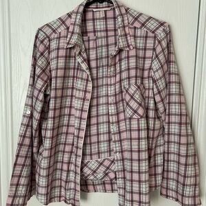 Victoria's Secret Pink Plaid Pajama Set